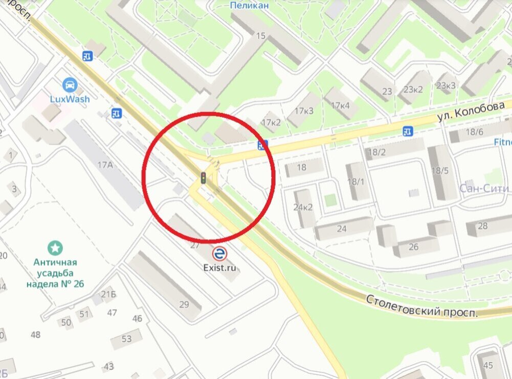 Новая схема движения на столетовском проспекте