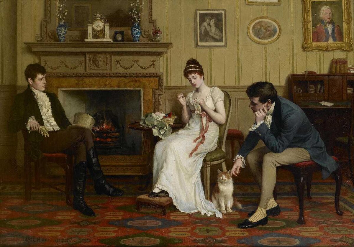 Художник Хей-Вуд Чарльз (1856-1927) Англия