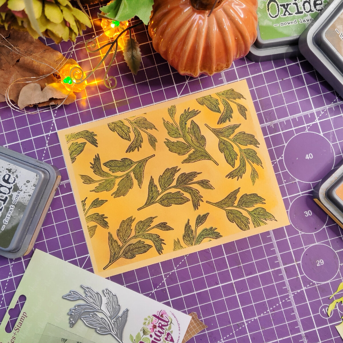 Готовый фон, который у меня получился.