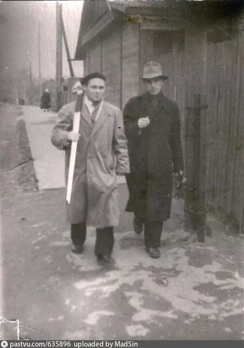 1-я Мясниковская улица, 1955 – 1960 г. Из архива Елисеевой Т. Г.