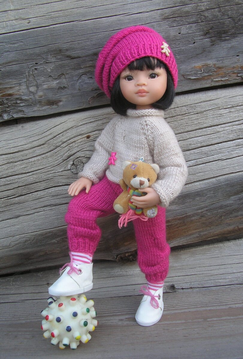 Мой второй наряд, связанный из "Детской новинки" от Пехорки.