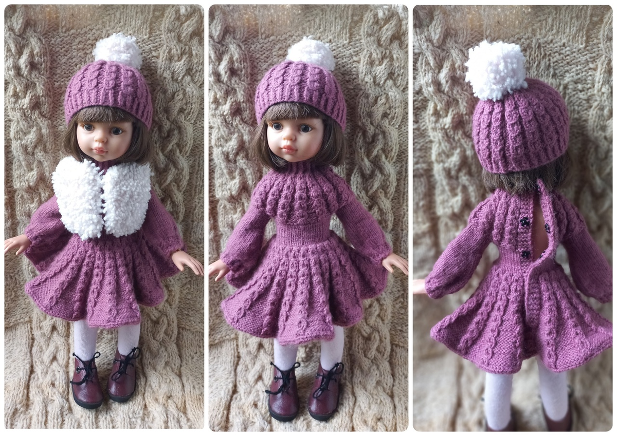 Мой первый наряд, связанный из "Детской новинки" от Пехорки.