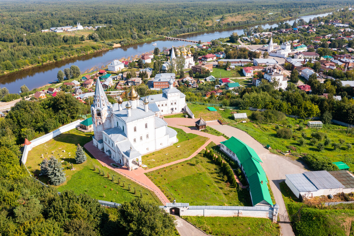 Суздальский Кремль вид сверху