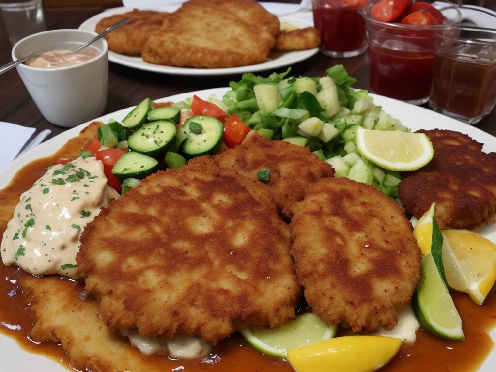 История возникновения венского шницеля Шницель по-венски (Wiener Schnitzel) - это тонкий отбивной котлет из телятины, обжаренный в панировке.-2