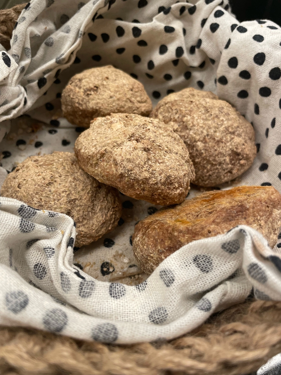 Веганские булочки без глютена, казеина, сахара