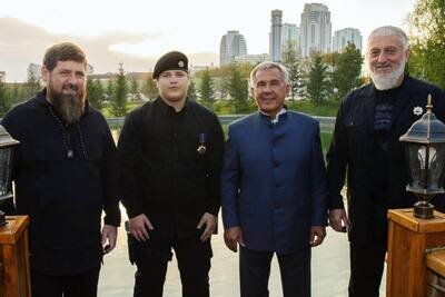    Награждение Адама Кадырова орденом «Дуслык» ©Telegram-канал Адама Делимханова