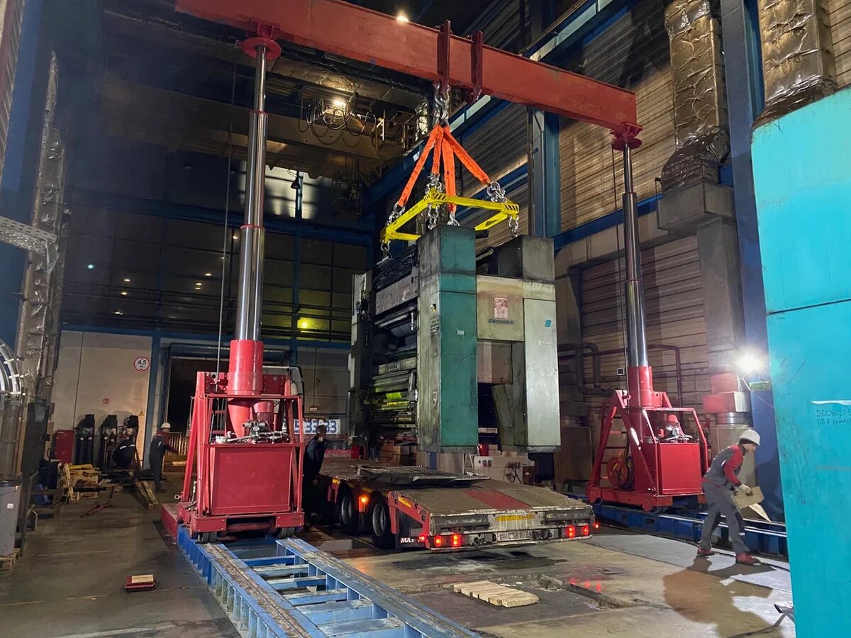 Такелаж полиграфического оборудования и типографических линий в Тольятти