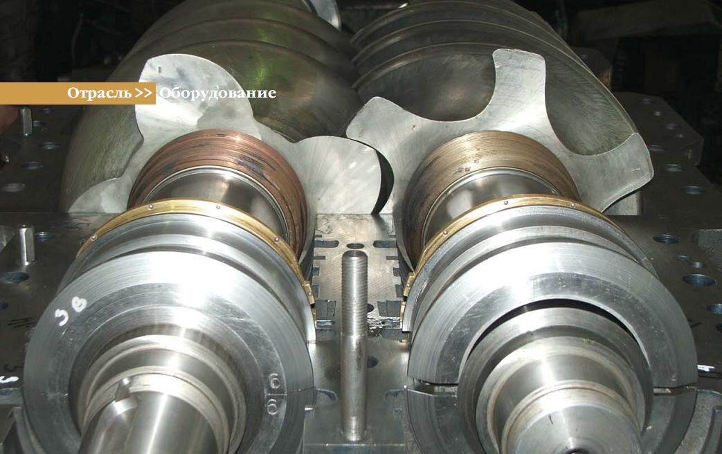 Заметьте - два сопряженных винта имеют разные профили витков