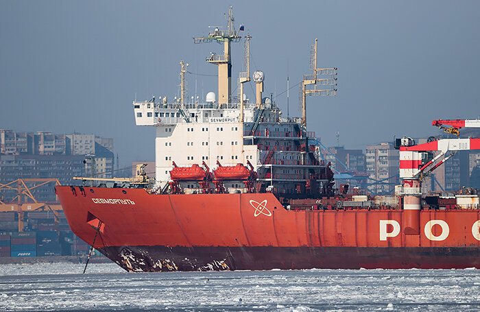    Атомный контейнеровоз «Севморпуть».Юрий Смитюк/ТАСС