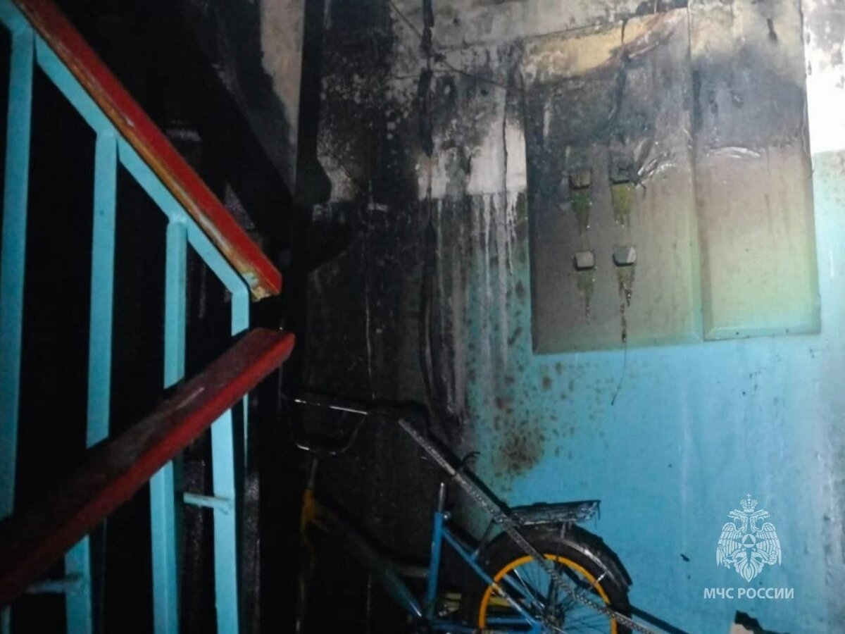    В Курске огнеборцы спасли 17 человек на пожаре в многоквартирном доме