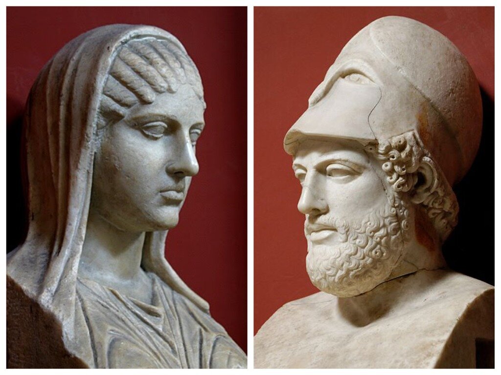 Аспасия и Перикл.