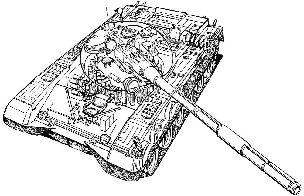 Т 80бв чертеж