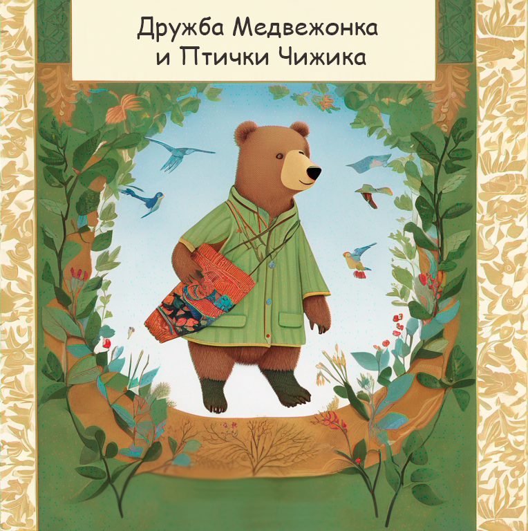 Дружба Медвежонка и Птички Чижика