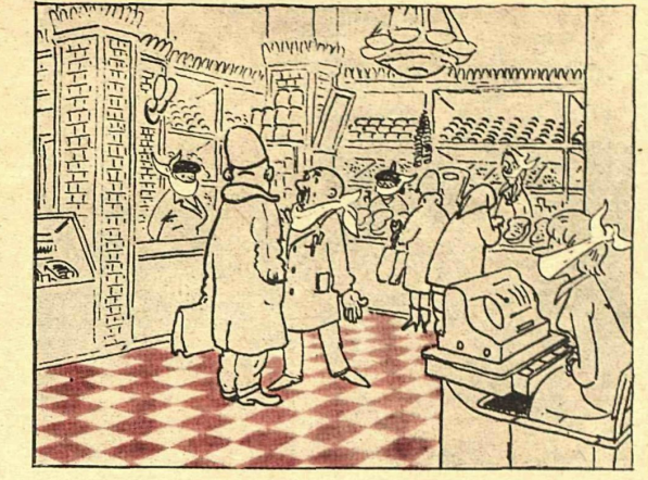 Художник С.Романов журнал "Крокодил" №13 1966