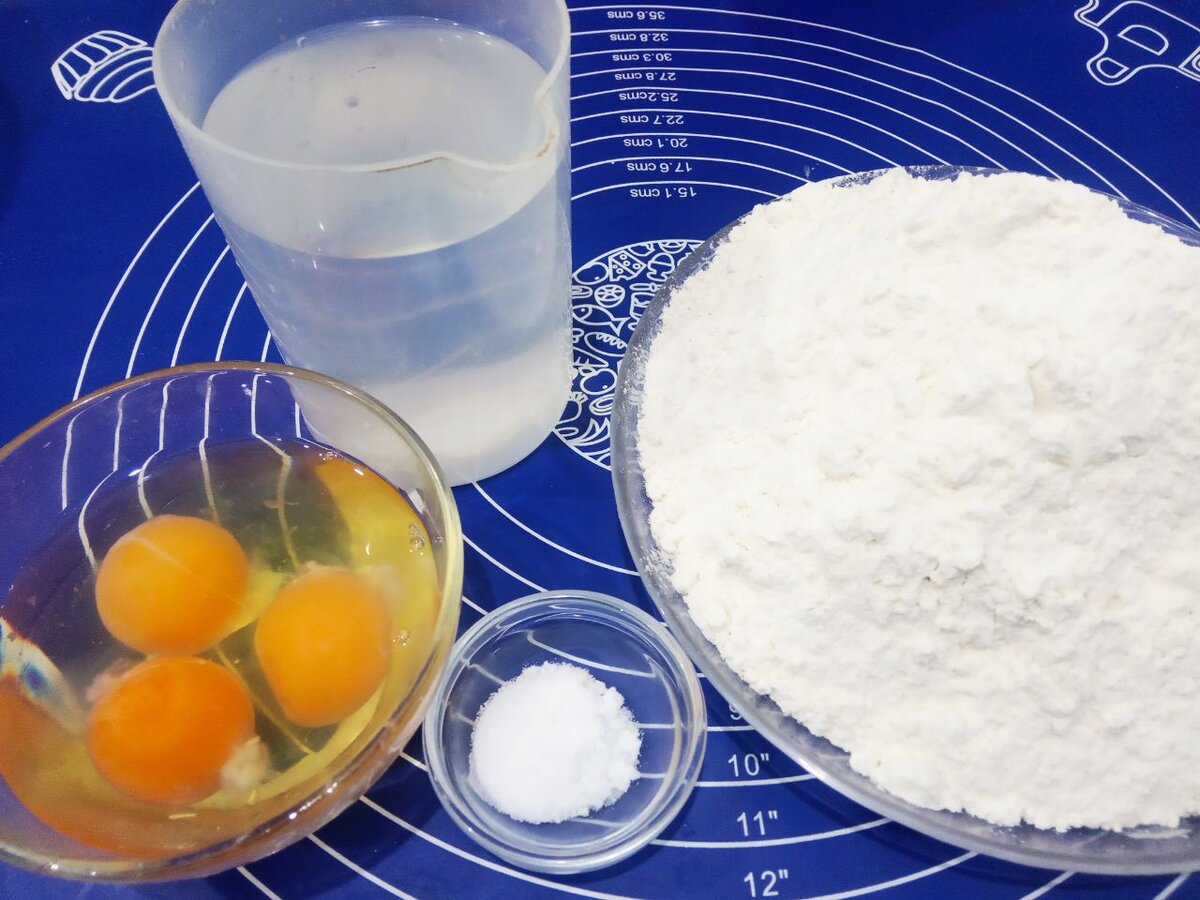 Ингредиенты для приготовления заварного теста