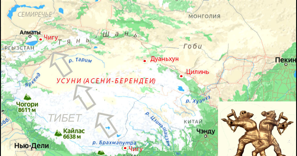 Берендеи-русы пришли с Тибета? Остатки и следы реликтового пра-славянского народа в Индии и Китае.