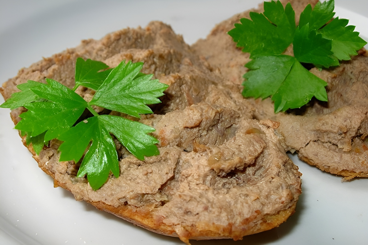 бутерброд с паштетом калорийность