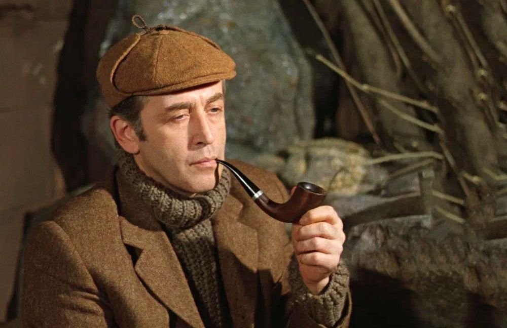 Василий Ливанов в роли Шерлока Холмса