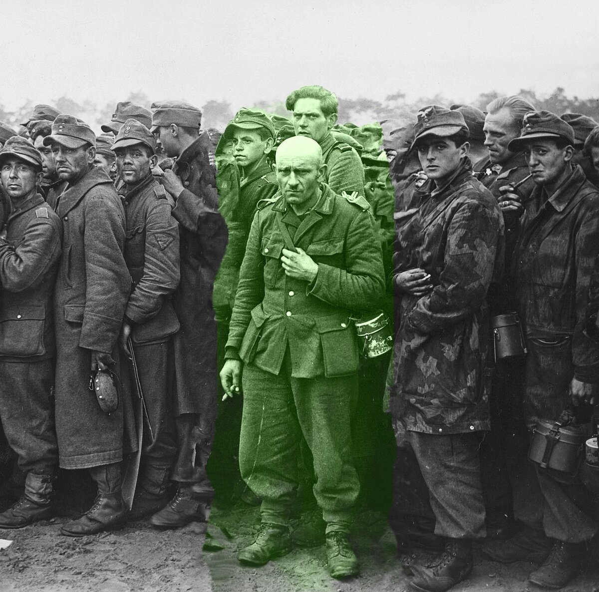 Даже в 1945 году немцы неохотно сдавались в плен