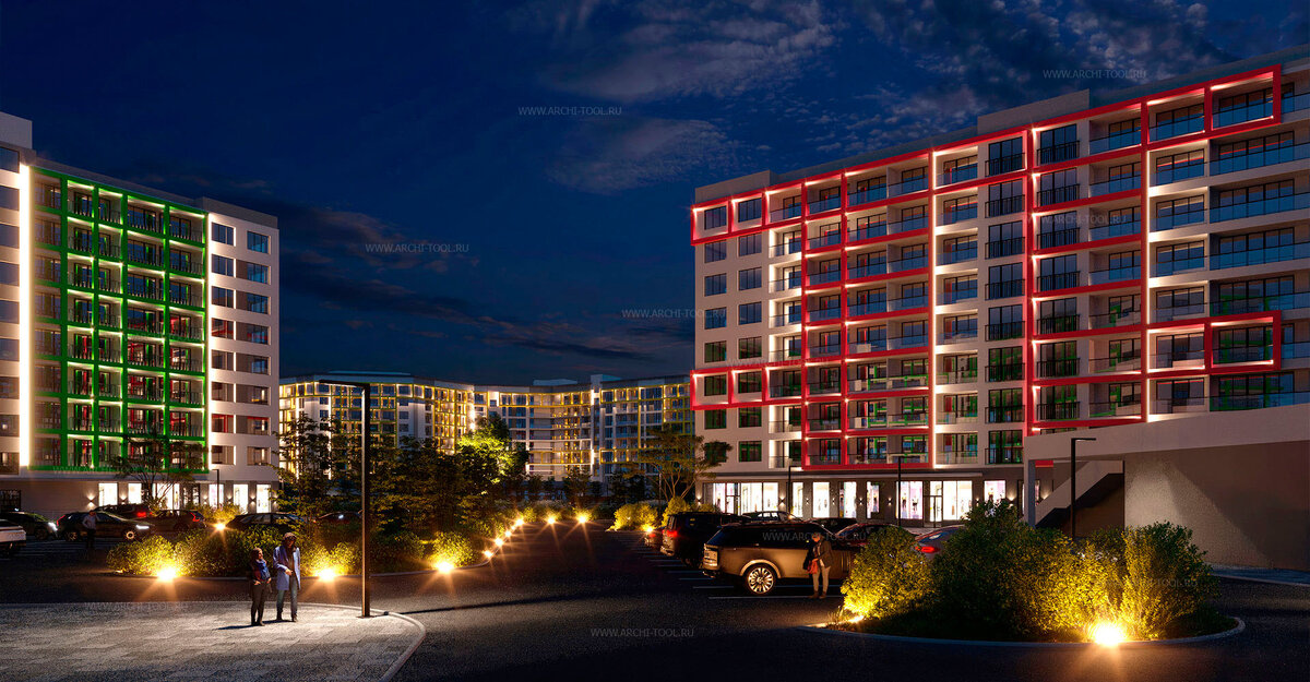 Ночной вариант визуализации