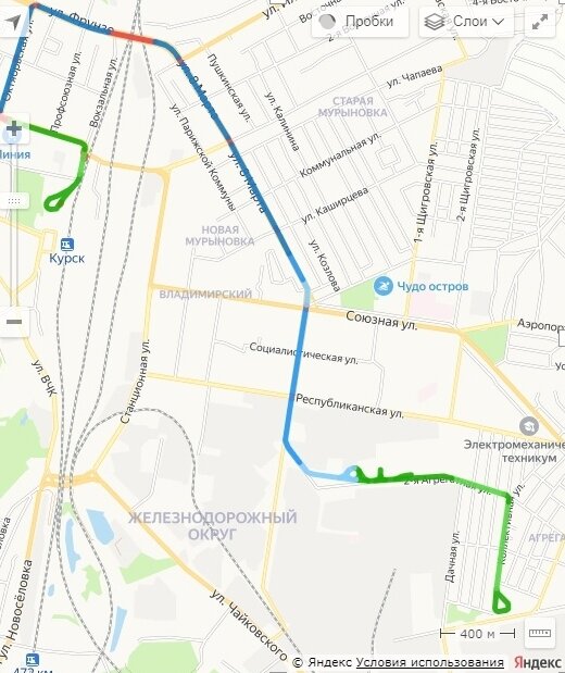 Реконструкции трамвайных путей в ЖД округе