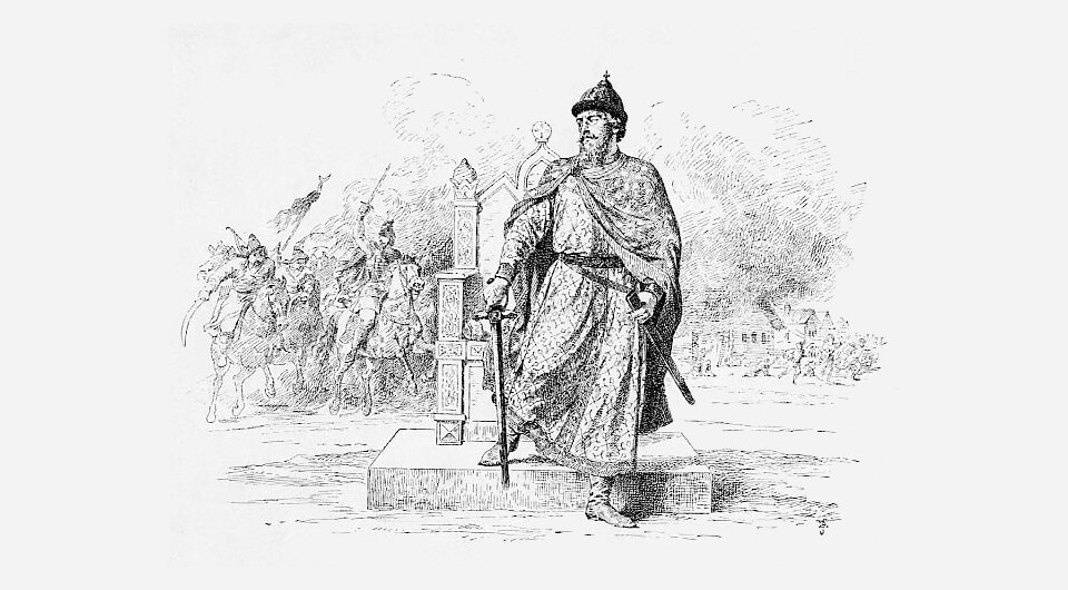 Великий князь Дмитрий Александрович. Рисунок В. П. Верещагина