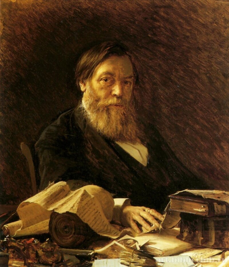 И.Н. Крамской, портрет Мельникова-Печерского,