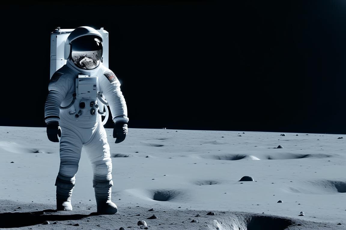 Человек на Луне был. 