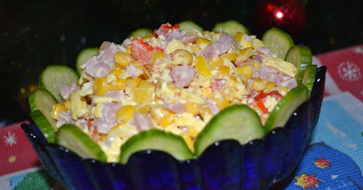 Салат с яичными блинчиками – 10 рецептов с пошаговыми фото