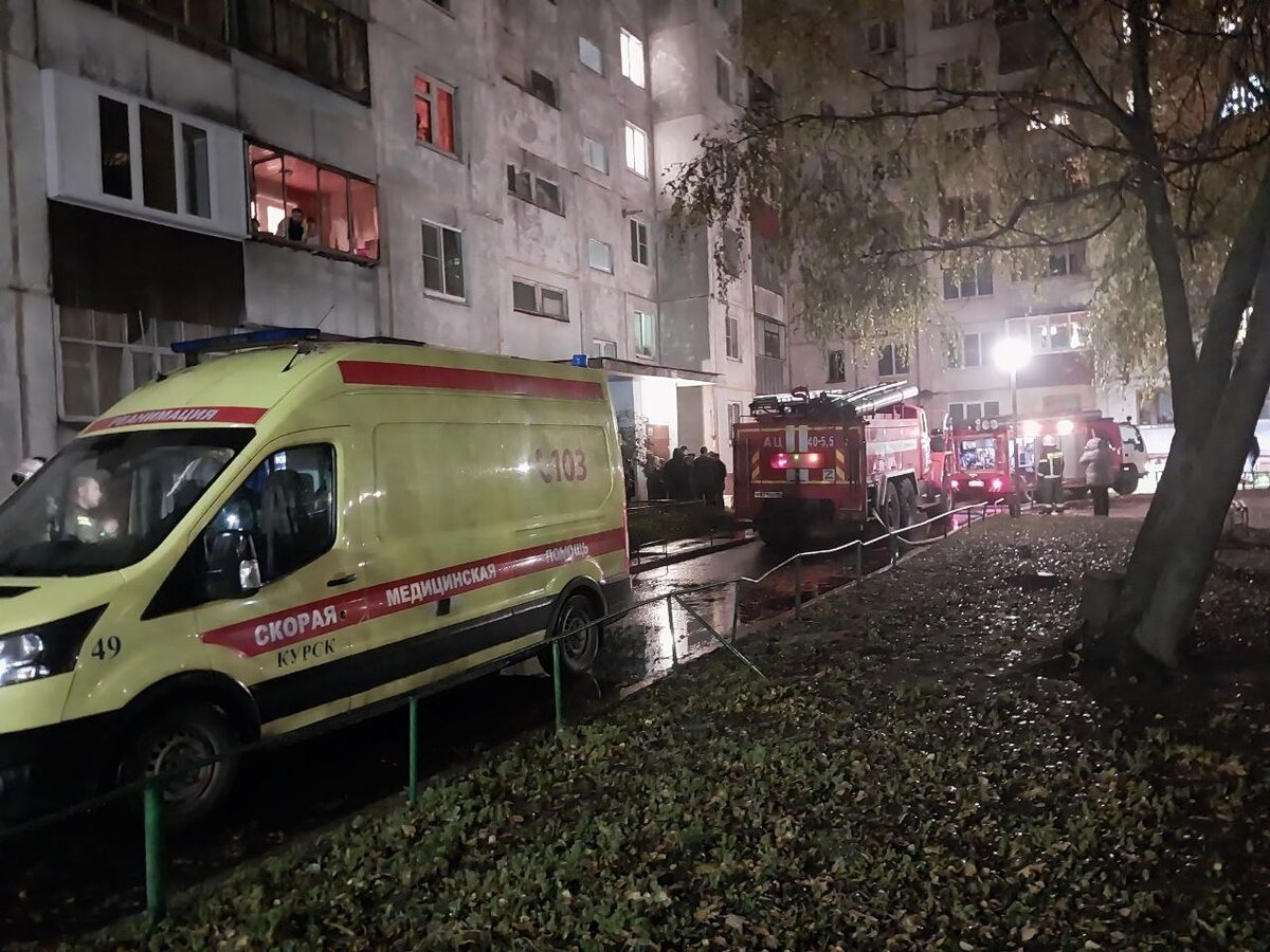    Причиной пожара на улице 50 лет Октября в Курске стал занесённый посторонний источник огня
