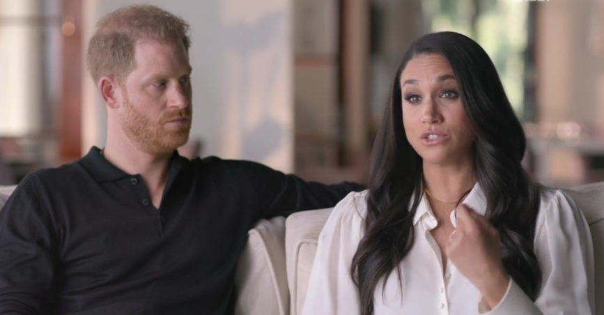    Фото: кадр из сериала Netflix "Гарри и Меган"