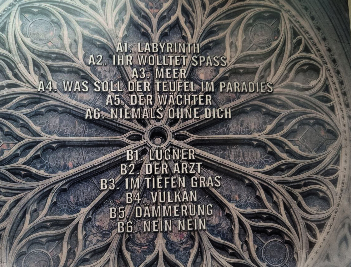 Перечень песен