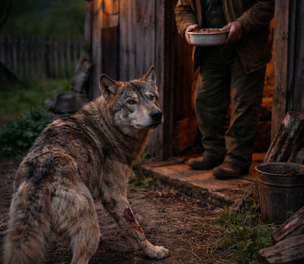 Волк пришёл за помощью