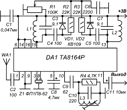 Ta2003 характеристики схема подключения