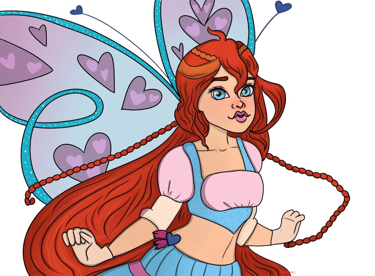 *Блум из Winx в превращении Беливикс
