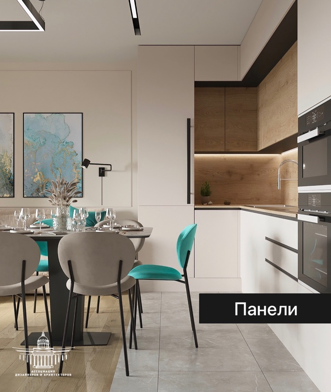 Кухня Без Кухонного Фартука фото 21