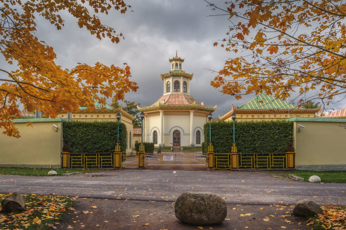 скрипучая беседка в екатерининском парке