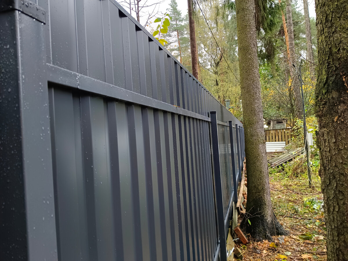 Осознание наличия нового забора только начинает приходить))