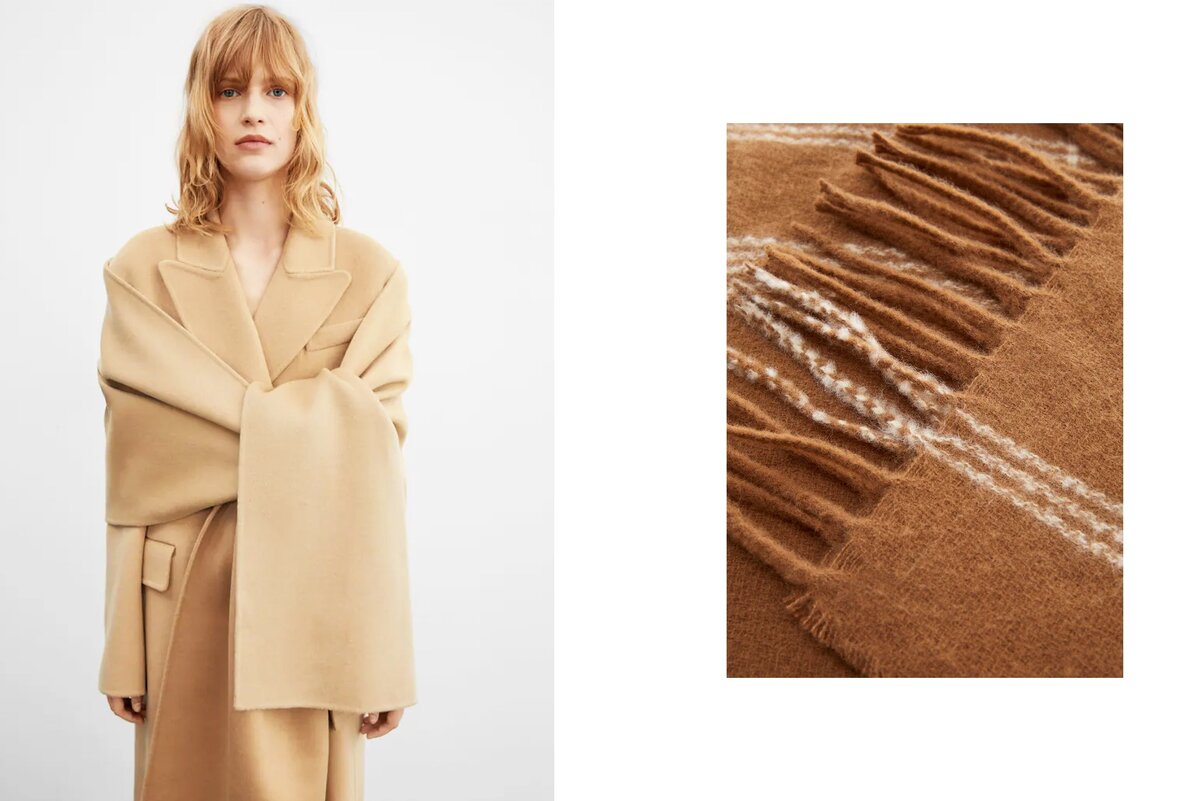    Как выбрать шарф под пальтоmango.com