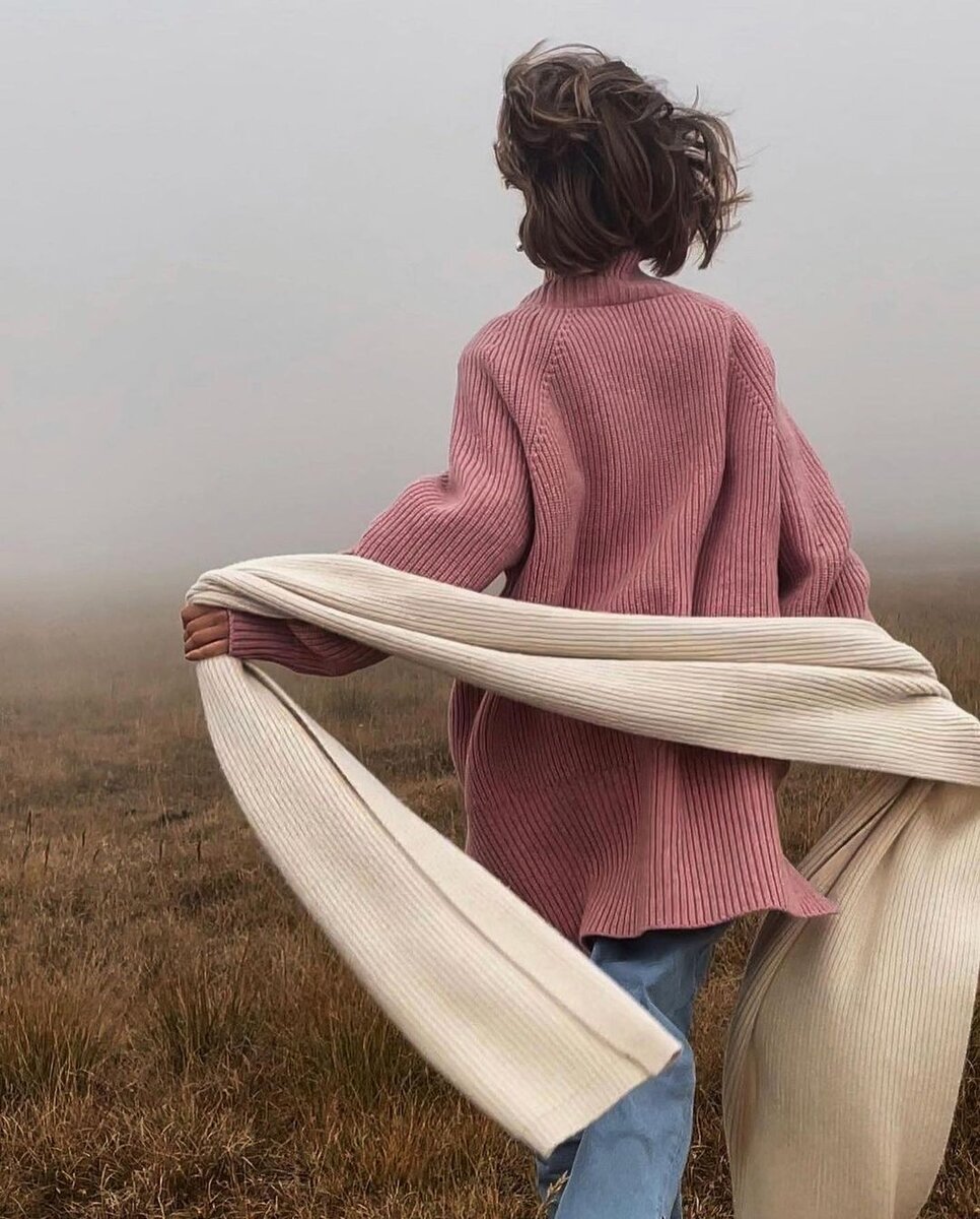    Как выглядит модный шарф на зиму @2moodstore