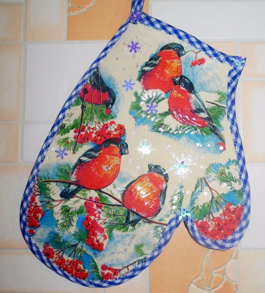 Декупажная рукавичка