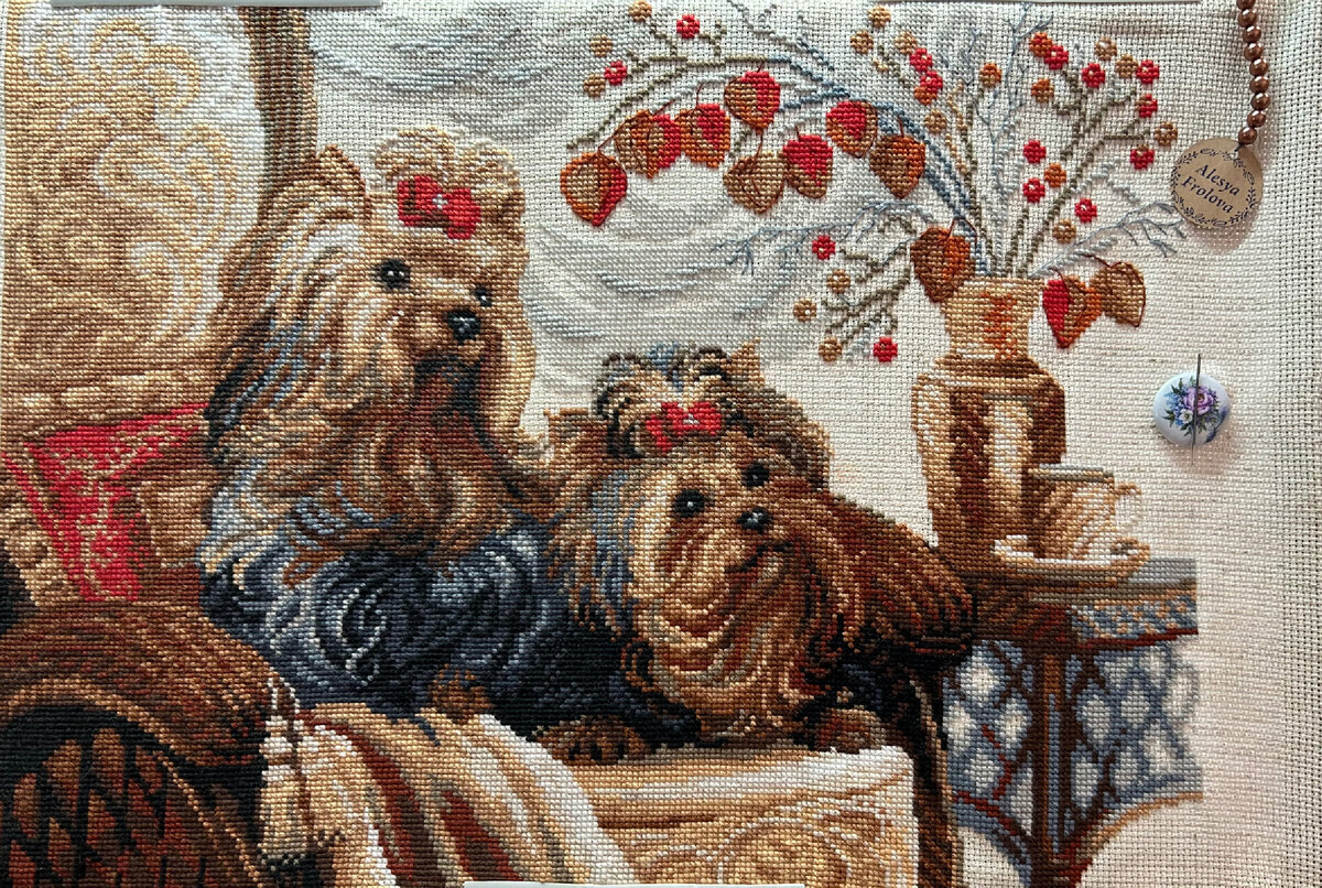 Мои домашние любимцы от Риолис. Фото автора.