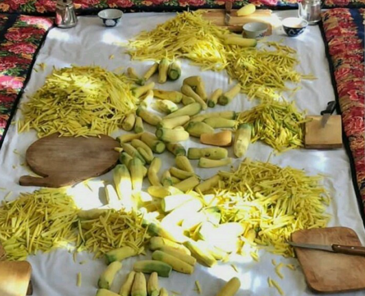 А это уже из дворика в Ташкентском махалля