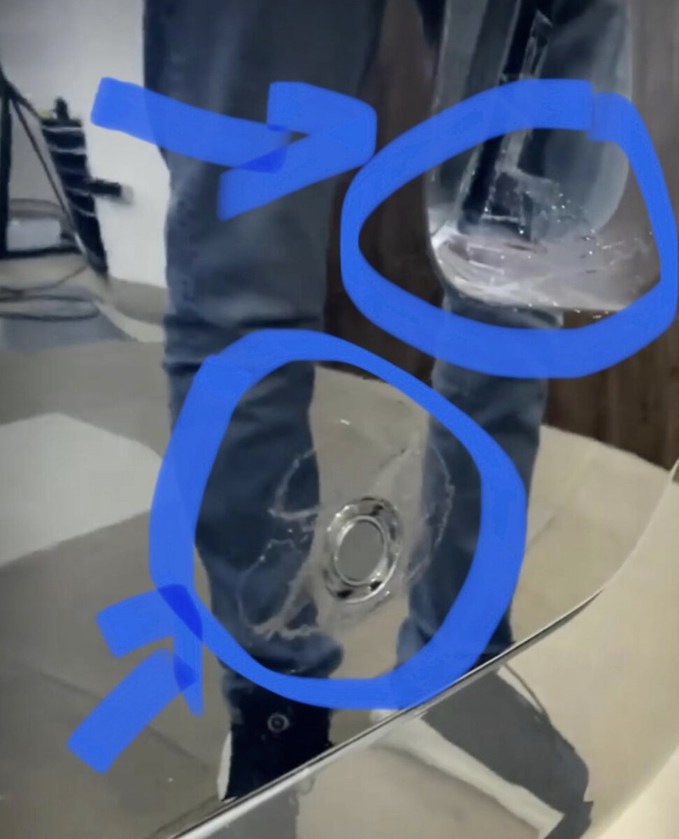 После демонтажа следы от праймера на лкп