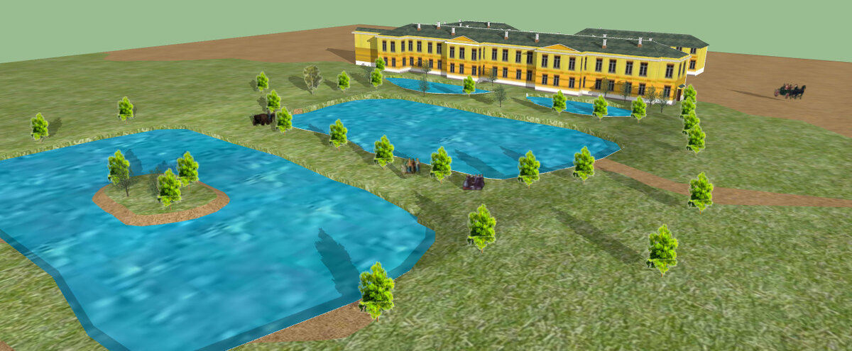 РЕКОНСТРУКЦИЯ ПО ОДНОЙ ИЗ КАРТ, ДОСТУПНОЙ В ИНТЕРНЕТЕ, ПОД НАЗВАНИЕМ "ПЛАН 19-Й ЧАСТИ МОСКВЫ" 1780-Е ГОДЫ. 