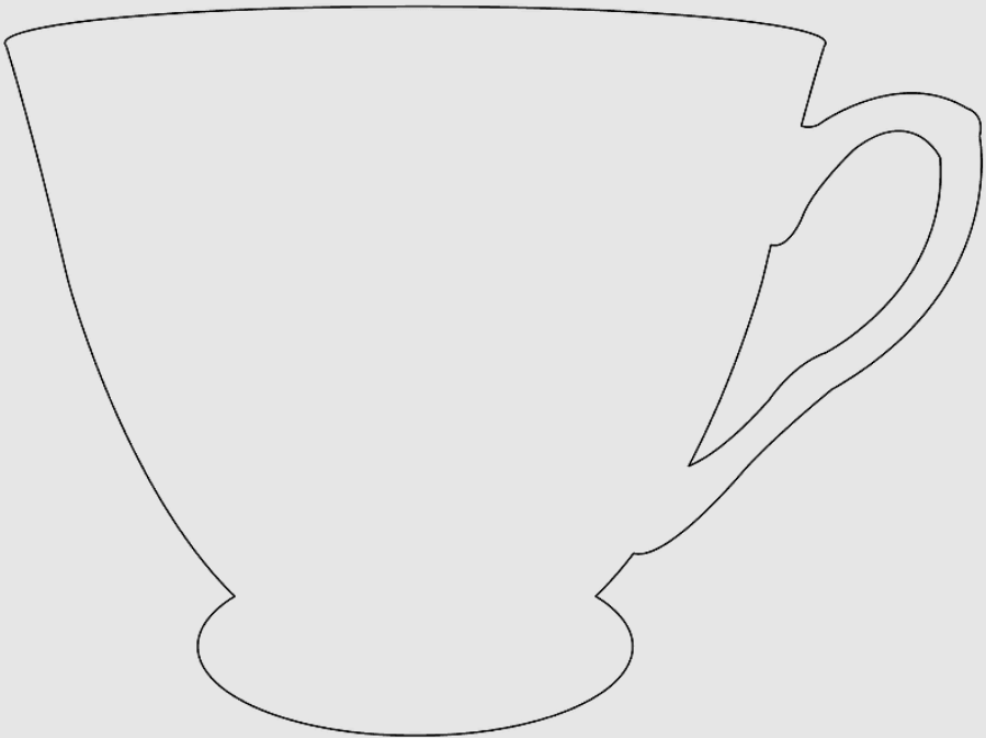 Трафарет кружки. Чашка для вырезания. Кружка трафарет для вырезания. Трафарет кружки. Кружка трафарет.