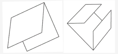 как книжку, или как раскладушку со створками