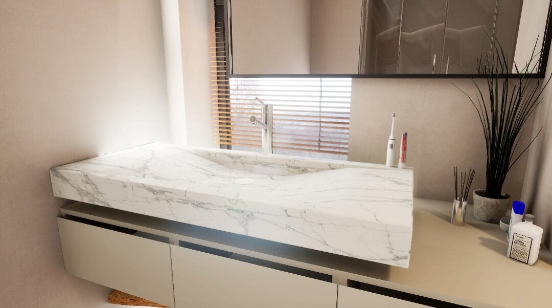 Наша прямоугольная многоуровневая раковина из керамогранита - стильное и практичное решение для вашей ванной комнаты или кухни. Сочетание красивого дизайна и высококачественного материала делает эту раковину идеальным дополнением к современному интерьеру.Изготовленная из прочного керамогранита, эта раковина прекрасно сохраняет свой первоначальный вид на протяжении долгого времени использования. Многоуровневый дизайн нашей раковины добавит интересный акцент к вашему интерьеру, придавая ему современный и элегантный вид. Помимо своих эстетических преимуществ, наша прямоугольная раковина также очень удобна в использовании.Будьте уверены, что приобретая нашу прямоугольную многоуровневую раковину из керамогранита, вы получаете высокое качество, элегантный дизайн и долговечность. Обновите свою ванную комнату или кухню с нашей раковиной и наслаждайтесь комфортом и стилем!