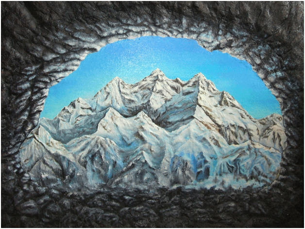 Картина А.Новых "Горы"