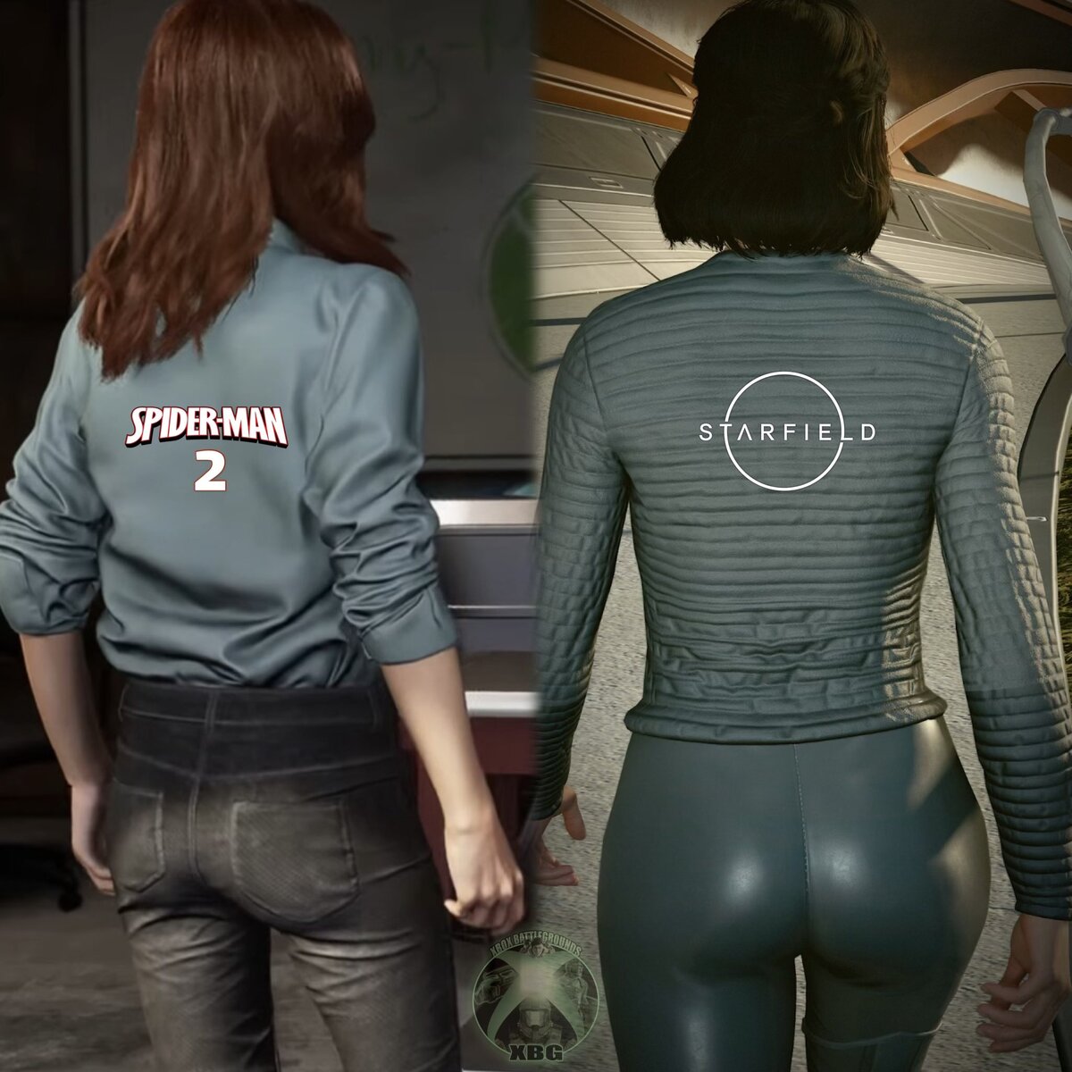 Сравнение персонажей двух блокбастеров с портала Xbox Battle Grounds